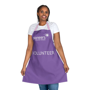 Light Purple Pioneers Volunteer Apron with 3-Color Straps options - Perfect for Events & Cooking
