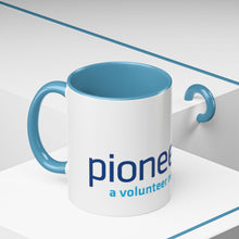Load image into Gallery viewer, Pioneers Volunteer Network Accent Coffee Mug - 11oz &amp; 15oz (8 colors)

