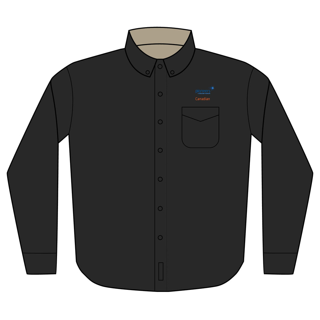 Canadian Pioneers Embroidered Long Sleeve Shirt (10 colors)