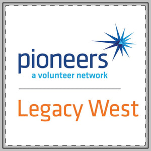 8" Legacy West Magnets for Pioneers Network | Perfect for Volunteers & Fundraising Events