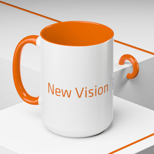New Vision Pioneers Accent Coffee Mug - 11oz & 15oz (8 colors)