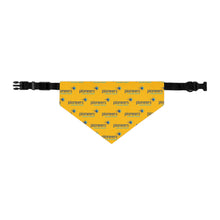 Load image into Gallery viewer, Pioneers Logo Pet Bandana - 4 sizes - yellow
