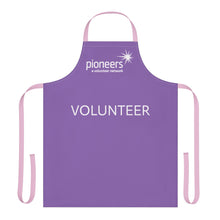 Load image into Gallery viewer, Light Purple Pioneers Volunteer Apron with 3-Color Straps options - Perfect for Events &amp; Cooking
