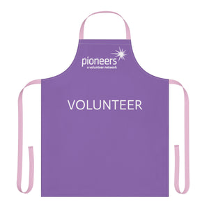 Light Purple Pioneers Volunteer Apron with 3-Color Straps options - Perfect for Events & Cooking