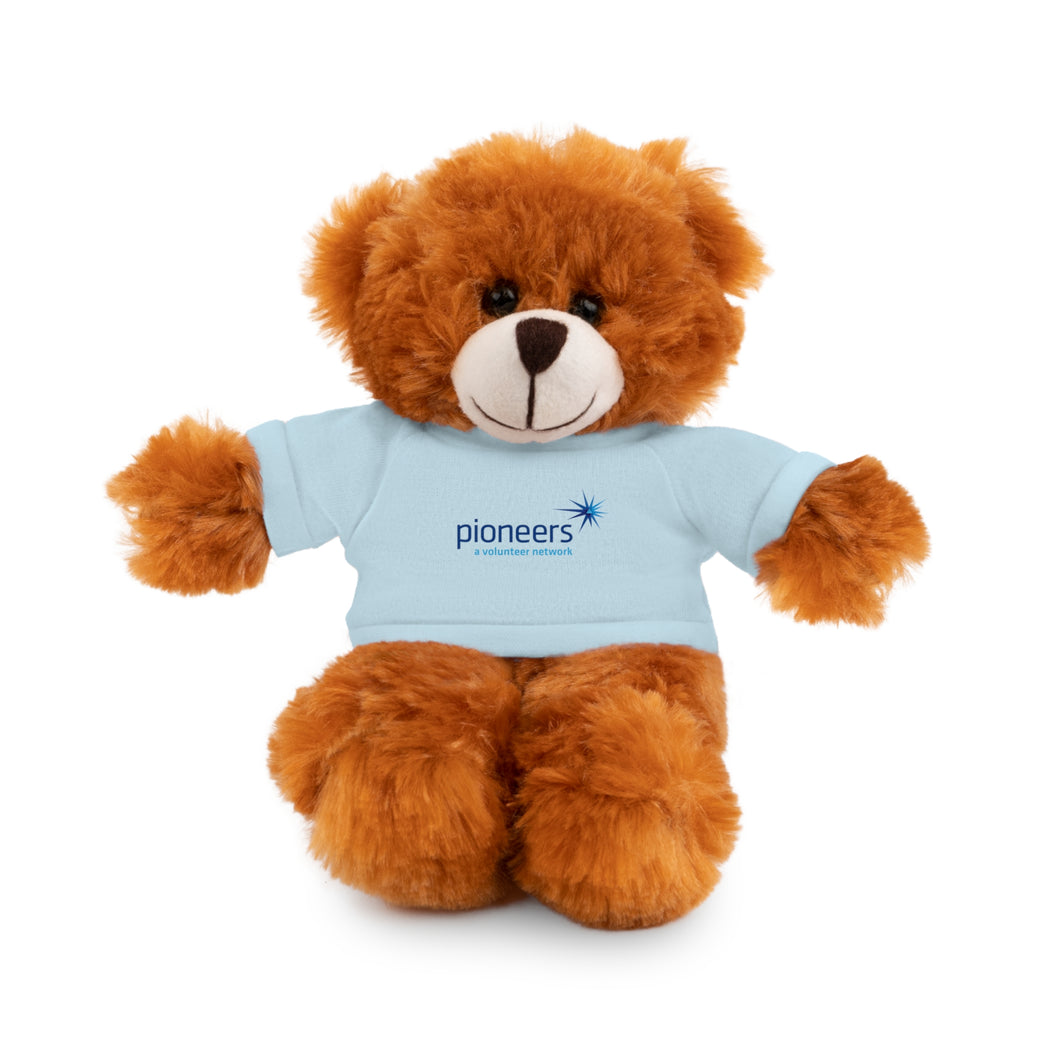 Stuffed Animal with T-Shirt - 3 shirt colors avilable