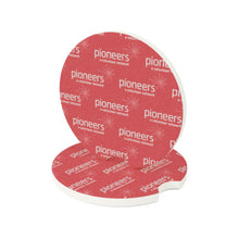 Load image into Gallery viewer, Pioneers Soapstone Car Coasters (Qty 2), Unique Car Accessory - Red

