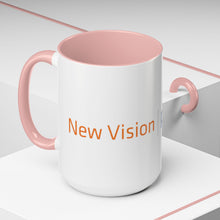 Load image into Gallery viewer, New Vision Pioneers Accent Coffee Mug - 11oz &amp; 15oz (8 colors)
