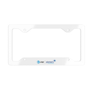AT&T Pioneers Metal License Plate Frame - Durable, Stylish Car Accessory