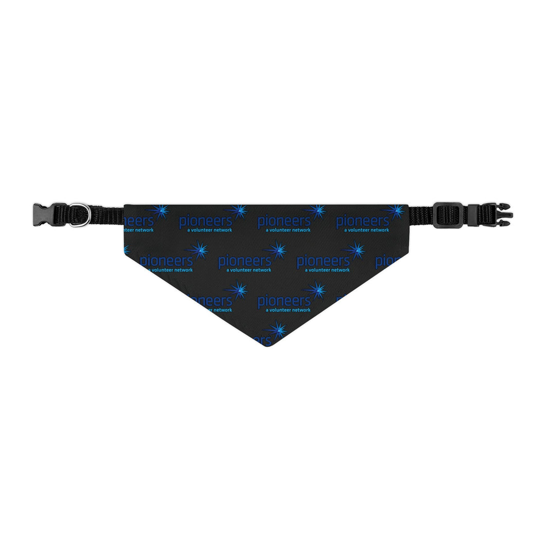 Pioneers Logo Pet Bandana - 4 sizes available - Black