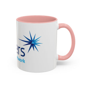 Pioneers Volunteer Network Accent Coffee Mug - 11oz & 15oz (8 colors)