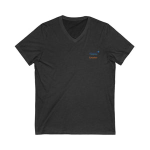 Canadian Pioneers Volunteer V-Neck Tee, Unisex Casual Shirt, Soft Everyday Wear (S-2XL)