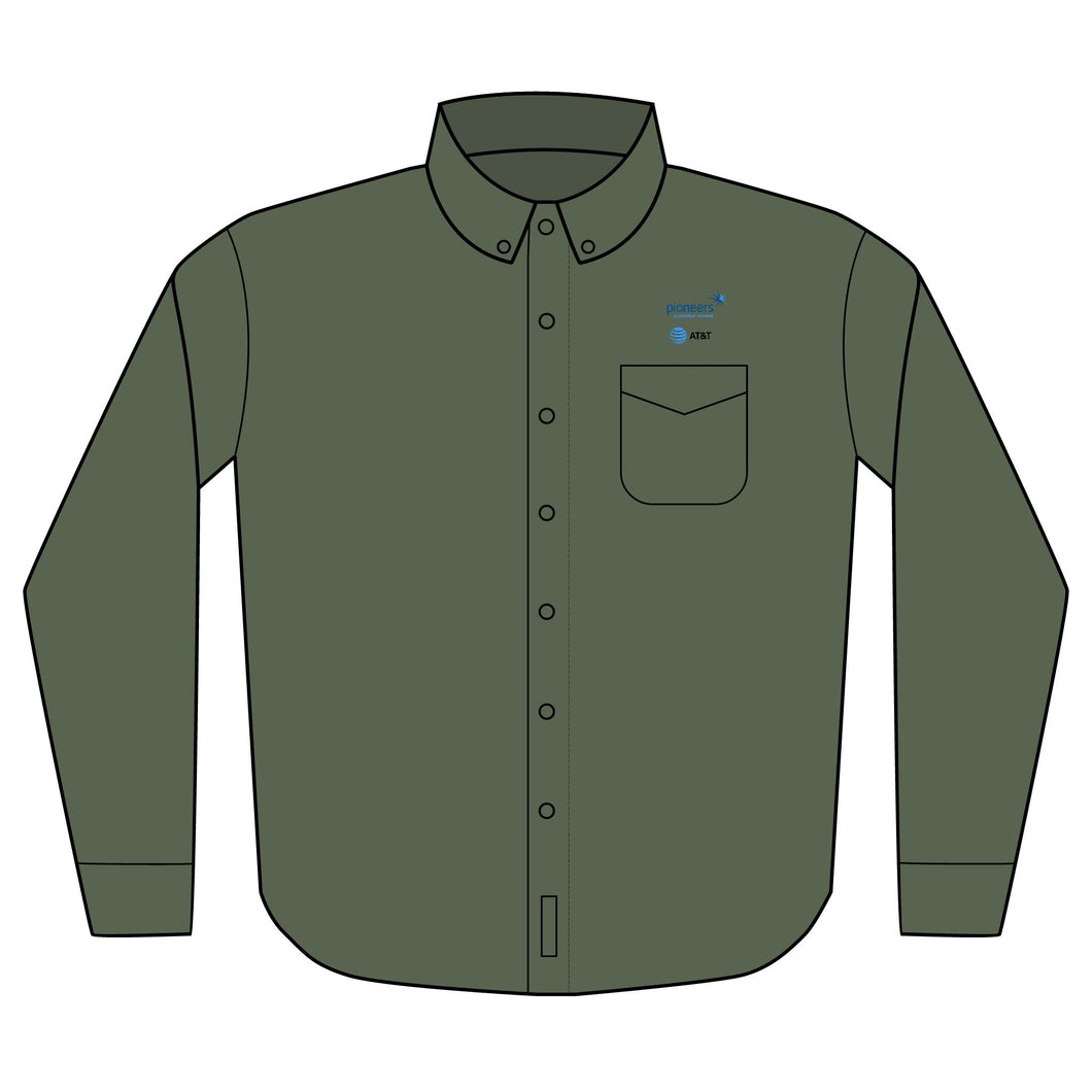 AT&T Pioneers Embroidered Long Sleeve Shirt (10 colors)