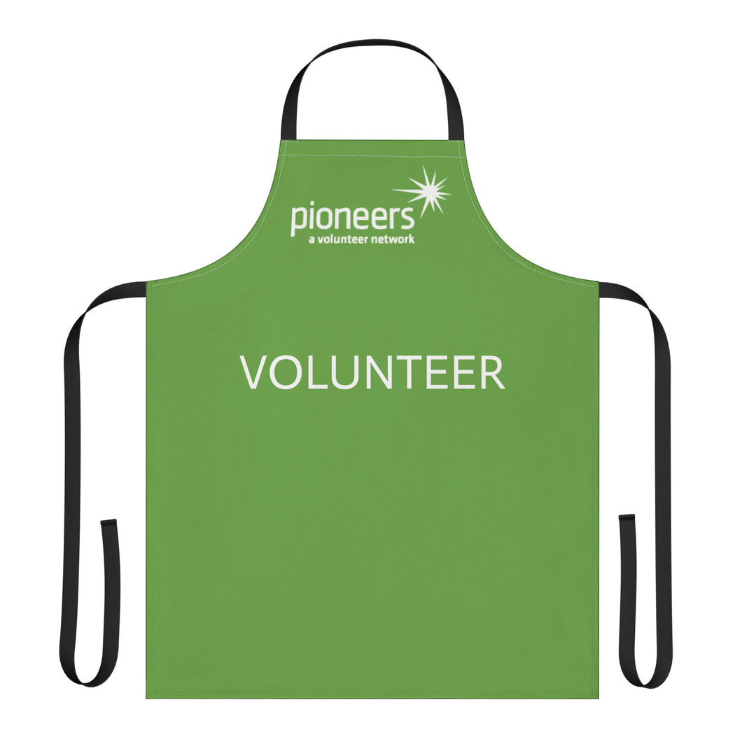 Green Pioneers Volunteer Apron with 2-Color Straps options - Perfect for Events & Cooking