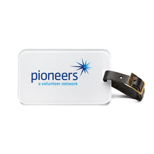Load image into Gallery viewer, Pioneers Luggage Tag - White
