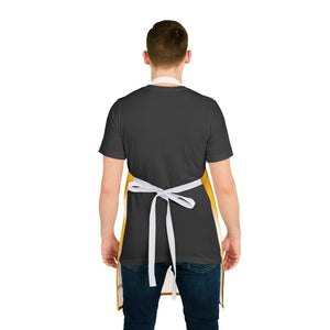 Yellow Pioneers Volunteer Apron with 2-Color Straps options - Perfect for Events & Cooking