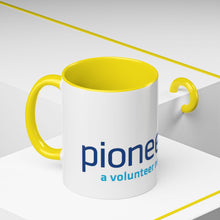Load image into Gallery viewer, Pioneers Volunteer Network Accent Coffee Mug - 11oz &amp; 15oz (8 colors)
