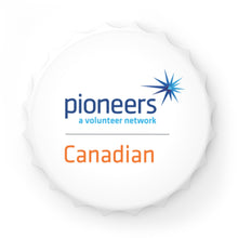 Load image into Gallery viewer, Canadian Pioneers Bottle Opener - White
