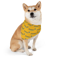Load image into Gallery viewer, Pioneers Logo Pet Bandana - 4 sizes - yellow
