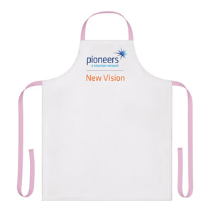 New Vision Pioneers Apron with 4-Color Straps options - Perfect for Events & Cooking