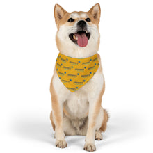 Load image into Gallery viewer, Pioneers Logo Pet Bandana - 4 sizes - yellow
