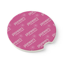 Load image into Gallery viewer, Pioneers Soapstone Car Coasters (Qty 2), Unique Car Accessory - Pink
