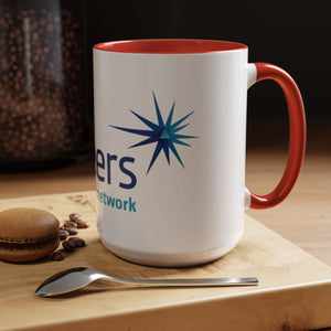 Pioneers Volunteer Network Accent Coffee Mug - 11oz & 15oz (8 colors)