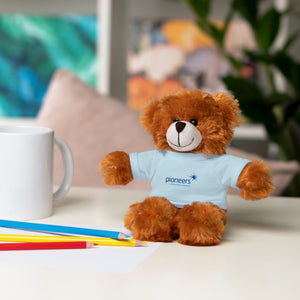 Stuffed Animal with T-Shirt - 3 shirt colors avilable