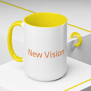 New Vision Pioneers Accent Coffee Mug - 11oz & 15oz (8 colors)