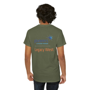 Legacy West Pioneers Front & Back Logo - T-Shirt - 12 colors (S-5XL)