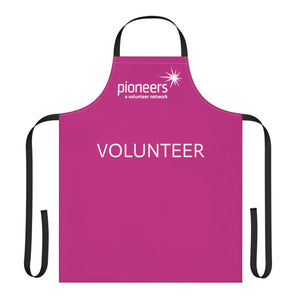Pink Pioneers Volunteer Apron with 3-Color Straps options - Perfect for Events & Cooking