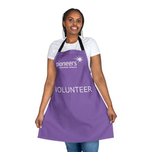 Load image into Gallery viewer, Light Purple Pioneers Volunteer Apron with 3-Color Straps options - Perfect for Events &amp; Cooking
