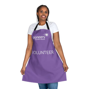 Light Purple Pioneers Volunteer Apron with 3-Color Straps options - Perfect for Events & Cooking
