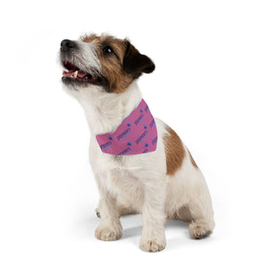 Pioneers Logo Pet Bandana - 4 sizes - pink