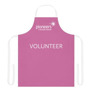 Light Pink Pioneers Volunteer Apron with 3-Color Straps options - Perfect for Events & Cooking