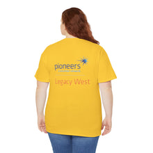 Load image into Gallery viewer, Legacy West Pioneers Front &amp; Back Logo - T-Shirt - 12 colors (S-5XL)
