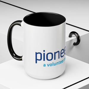 Pioneers Volunteer Network Accent Coffee Mug - 11oz & 15oz (8 colors)
